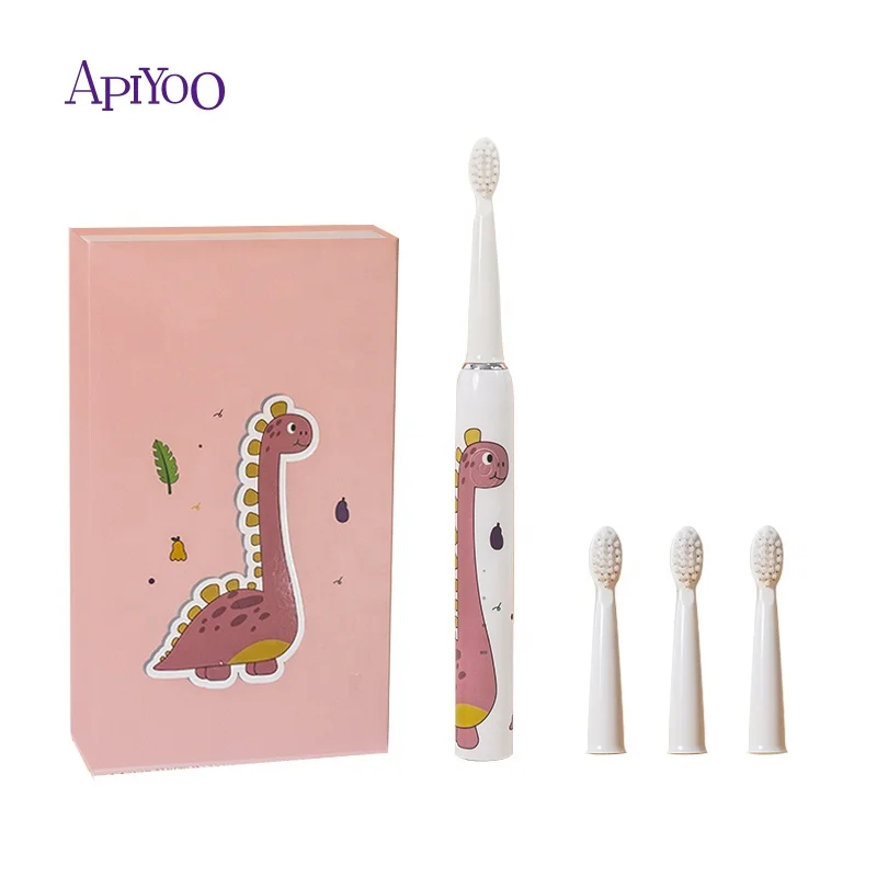 

Slim Type Cute Cartoon OEM Manufacturer Rechargeable Electric Toothbrush Children Sonic Toothbrush Kids