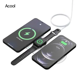 Magnetic QI Mag-safe Wireless Charger Dock Chargin