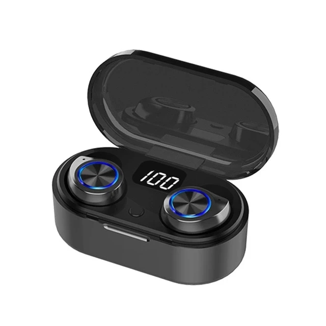 LED HD Display Wireless Earbud TW80 TWS Stereo Headphone in-Ear Built-in Mic Headset Premium Deep Bass Sound Sport Earphone - ANKUX.COM
