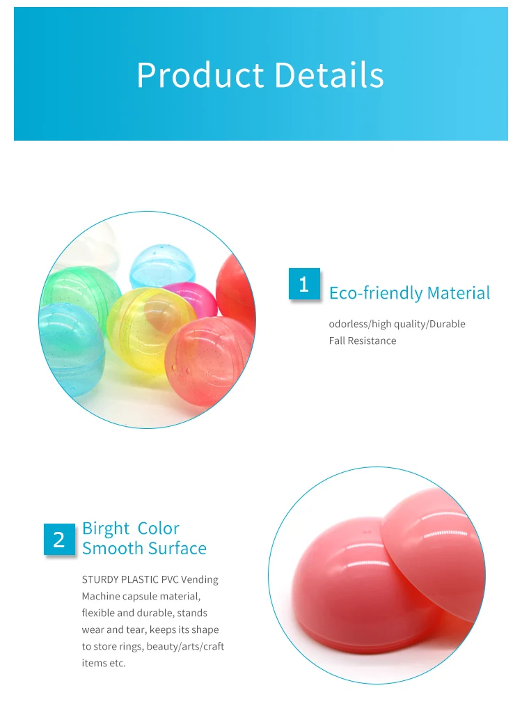 High Quality Plastic Balls Empty Capsules For Toy Vending Machine Hot Sale Products Buy
