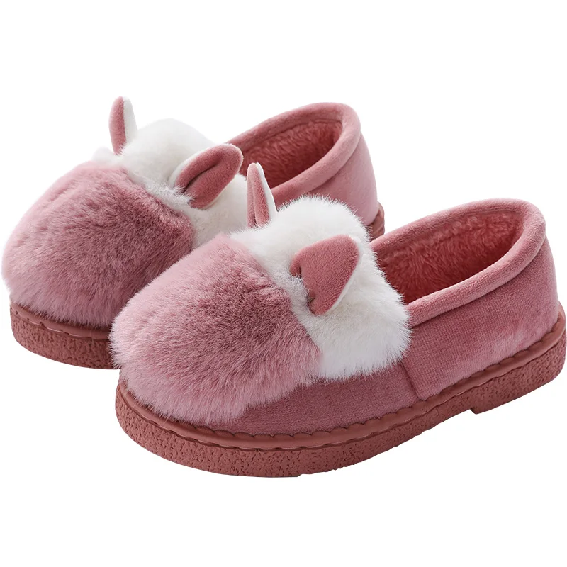 

Elderly Winter Slides Indoor outdoor Home Cotton Slippers Women Warm Snow Boots, Solid color