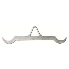 Stainless steel meat hooks for slaughterhouses