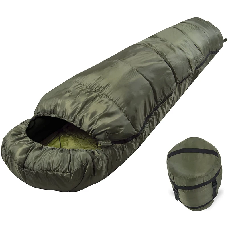 Mummy Sleeping Bag Military Army Sleeping Bag Ultra Compacto 4 Season