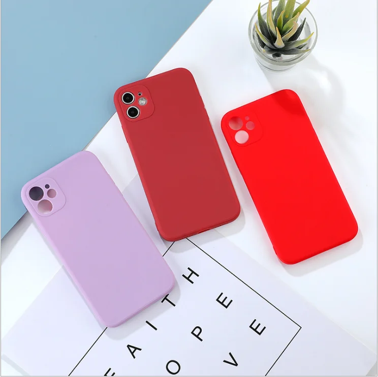 

Wholesale Full Cover Silicone TPU PVC Anti-knock Mobile Phone Case for iPhone 12 X 11 7 8P Phone Assembly Case, Multiple colors are optional