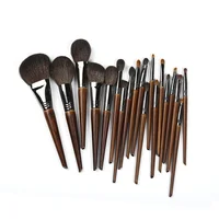 

Wholesale goat hair professional makeup brushes set kit cosmetic tools brushes private label blusher brush powder