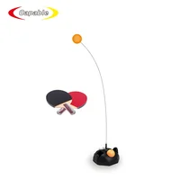 

China manufacture wooden racket paddle elastic soft shaft table tennis rebound trainer indoor outdoor sport toy