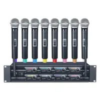 

Accuracy Pro Audio UHF-808 Professional Handheld 8 Channels UHF Wireless Karaoke Microphone For Living Singing