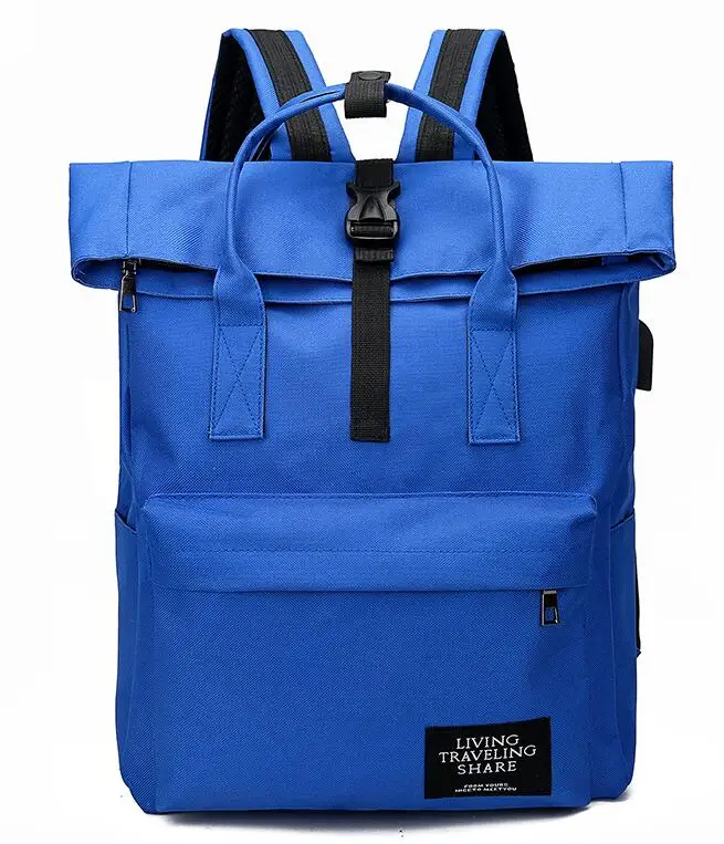 

Sandro Green Black Women Bag Hiking Travel Backpack Ladies School Bags, Black green pink blue or custom