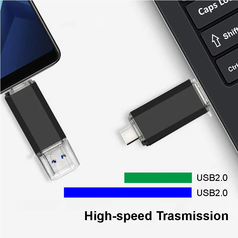 TypeC 2. 0 USB Flash Drive Pen Drive high quality 128GB Micro Usb Stick 16GB 32GB 64GB Pendrive for Type-C Device - ANKUX.COM