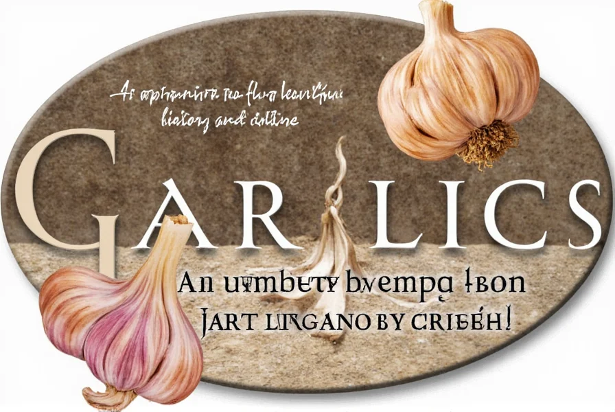 Garlic in kitchen