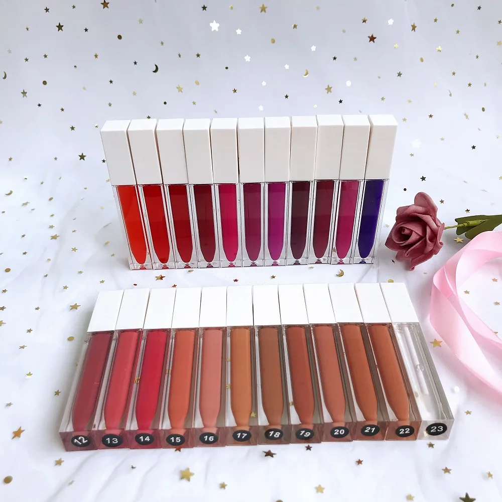 

Colorful Matte Private Label Velvet Liquid Lipstick Custom Makeup