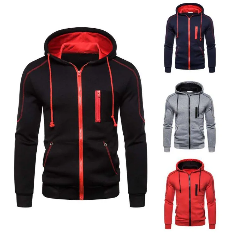 

Wish best sell outdoor wear pullover fleece sport winter hood jacket for men, 3 color