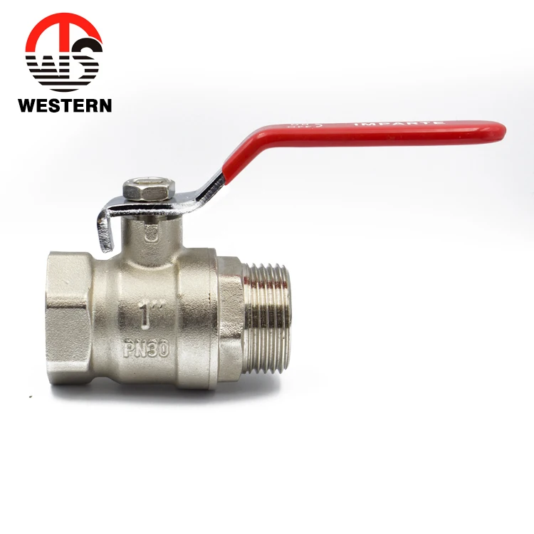 Fxm Female Male Threaded Flat Steel Handle Sanitary Plumbing Valves ...