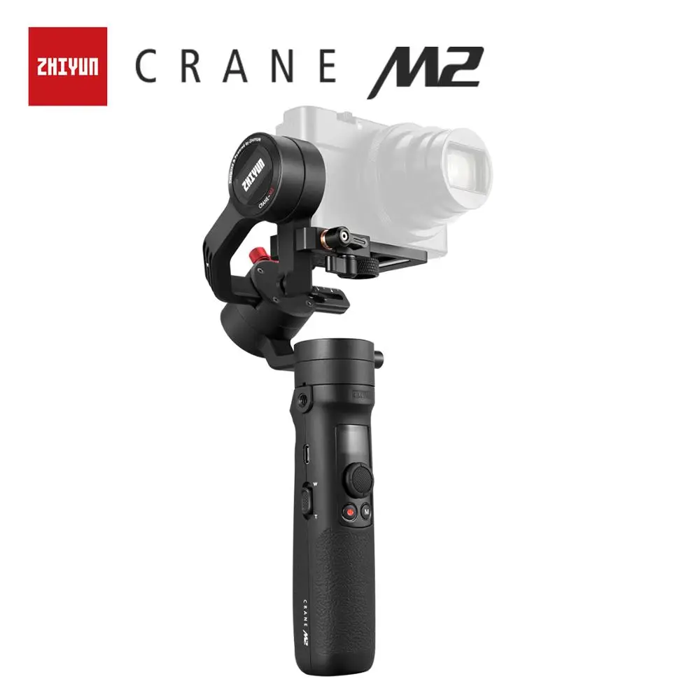 

ZHIYUN Crane M2 3-Axis Gimbal stabilizer for Smartphones Mirrorless Action Compact Cameras New Arrival 500g Handheld Stabilizer