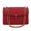 Hot sale Snake head chain bag shoulder lady sling bag cute sling bag