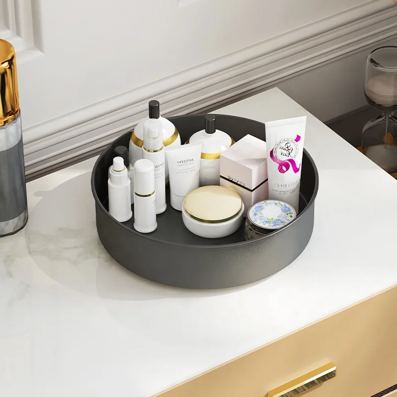 

Smart cosmetic 360 storage box rotating makeup organizer
