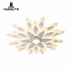 Integrated Circuit square ceiling lamp silver semi flush lights for children
