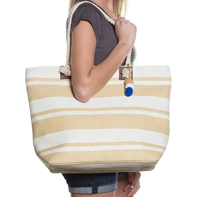 large gold beach bag