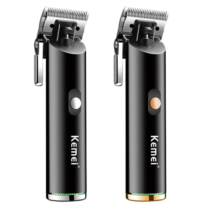 

KM-1892 Kemei Professional Hair Trimmer Shaver Barber Set Adjustable Blade Kemei Trimmer, Black