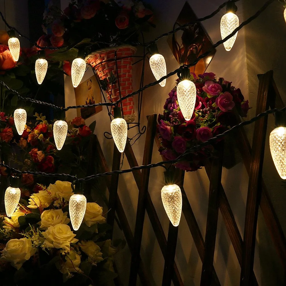 
China Promotional Lightweight Indoor and Outdoor Mini Color Party Decoration C9 LED Christmas Light 