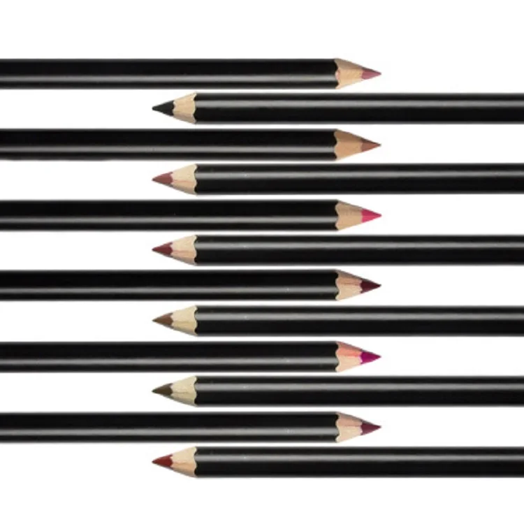 

Your own brand creamy lip liner private label waterproof cruelty free lipliner custom logo makeup pencil pen, 19 colors
