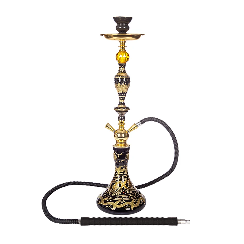 

2021 Factory Wholesale Fashion Creative Luxury High Quality Iron Alloy Hookah Big Hookahs, Picture color