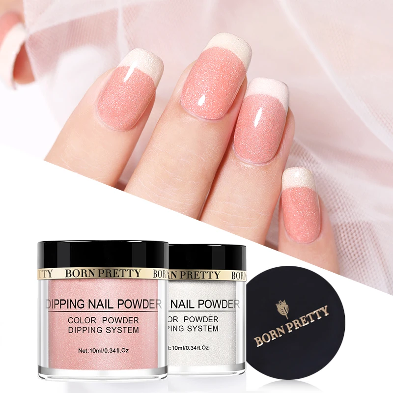 

BORN PRETTY 10ml Pearlescent Acrylic Dip Powder Colorful Natural Dry Acrylic Nail Sets For Beginners