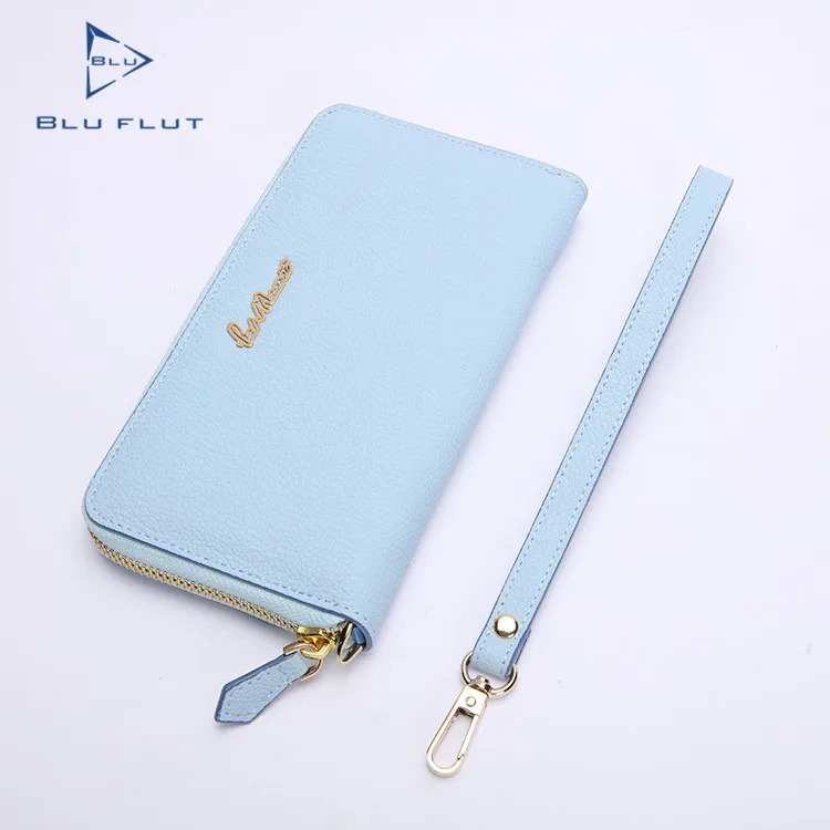 

2021 top selling fashion customized logo high quality genuine leather clutch purse bags for lady women, Red,grey,blue,rose red and custom