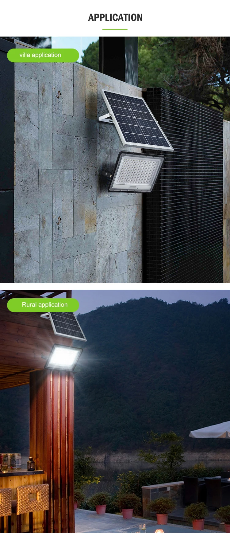 Aluminium Remote Control Ip66 Waterproof 50w 80w 150w 200w 300w Outdoor Solar LED Flood Lamp