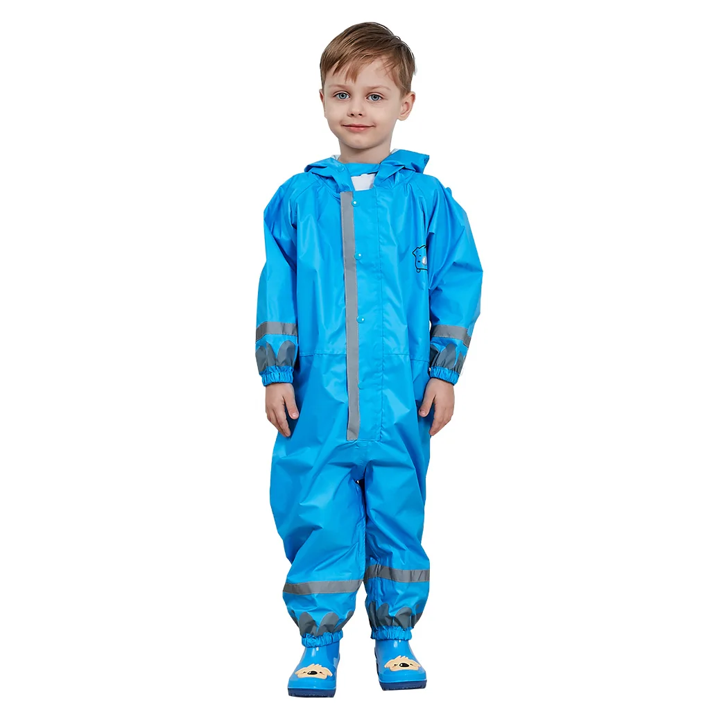 

Factory Direct Supply Various Kids Reusable Jacket Kids Rain Coat Jacket With Hood Long Waterproof Raincoat For Kids Rain Coat, Customized color