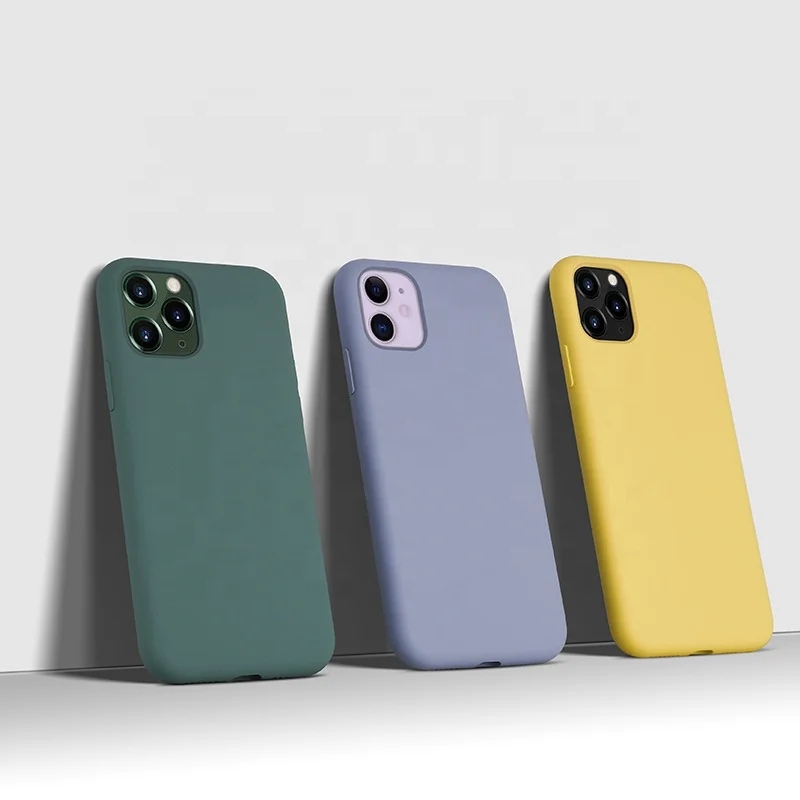 

New Fashion Phone Case Liquid Silicone Shockproof TPU Mobile Cover For iphone 11 X XR XS MAX Wholesale Amazon Top Seller, 12 colours