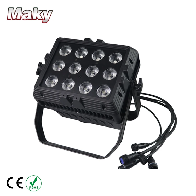 

High Power 12Led Par Light Waterproof Battery Powered Par Light Wireless DMX &IR Remote Control Uplight