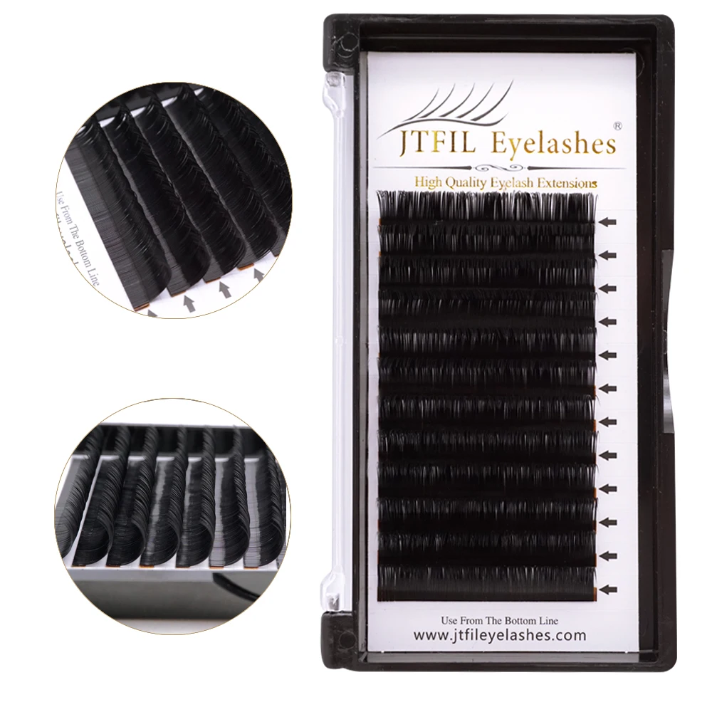 2019 luxury label clear 20mm mink tray 100% real human lashes extension suppliers 3d synthetic eyelashes
