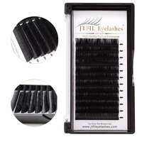 

2019 luxury label clear 20mm mink tray 100% real human lashes extension suppliers 3d synthetic eyelashes
