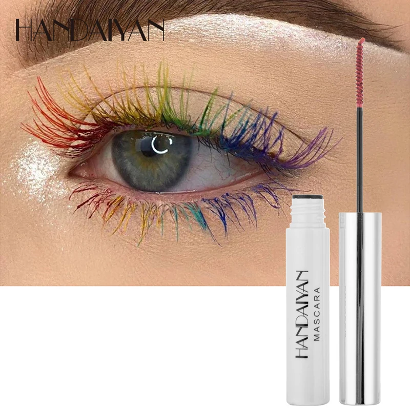 

Wholesale Bulk Makeup White Mascara Tube Colored Mascara Thick Curl Long Not Smudge
