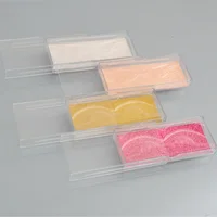 

wholesale lash case eyelash packaging box custom logo faux mink strip lashes Acrylic plastic sliding clear case with tray holder