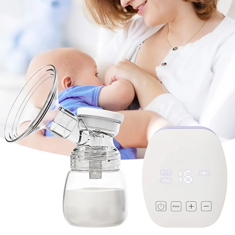 

bigsmilewholesale Eco- friendly electric breast pump with 150 ml portable breast pump baby breast pump wireless Feeding Supplies