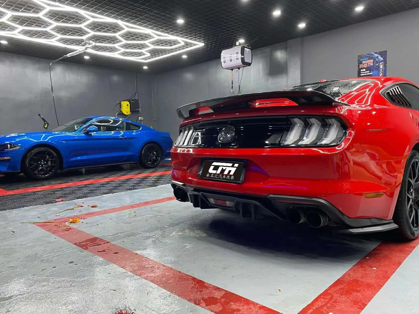 Spoiler Car Carbon Fiber Rear Spoiler Trunk Tail Wing For Ford Mustang