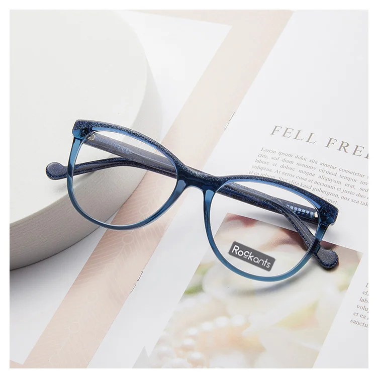 

New Design Optical Trendy Cat Eyeglasses Frame Spectacle-frame Glasses frame acetate for woman, 3 colors