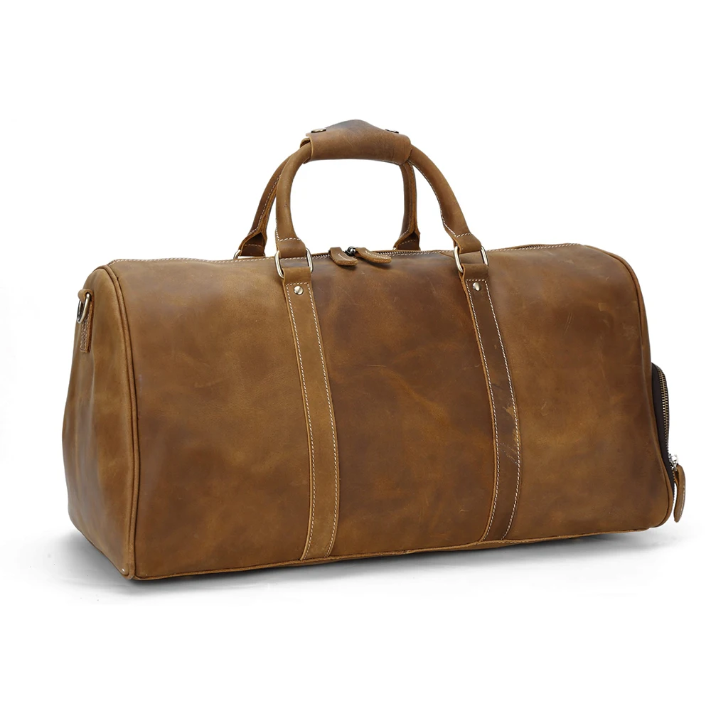 

Multifunctional oversized duffle bag leather men and women large brand duffle bag weekend travel hand bag