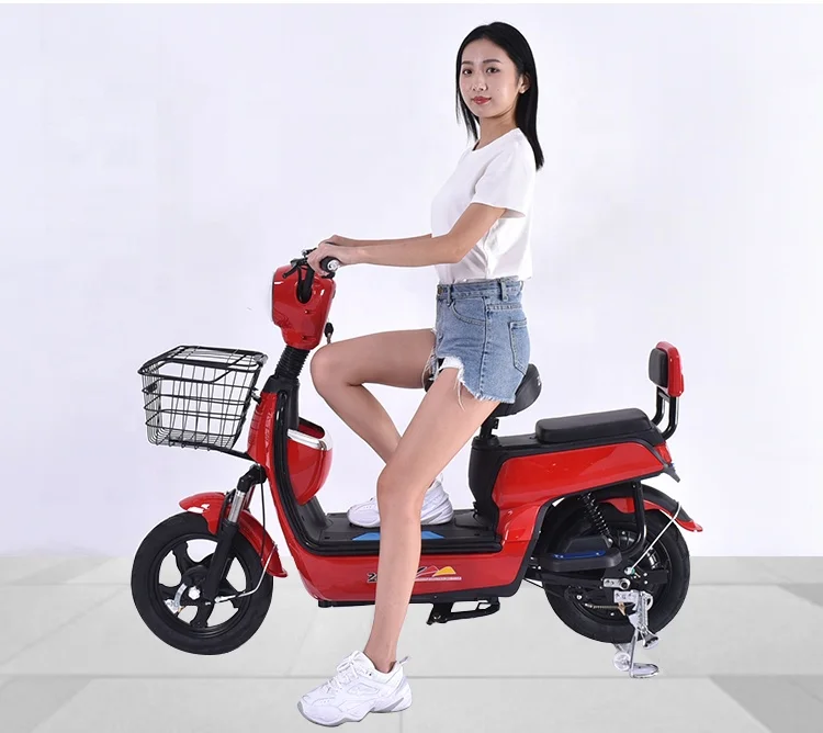 

new electric bike 48v lead acid battery 500w adult electric scooter electric bicycle mini and cute e bike, Customized