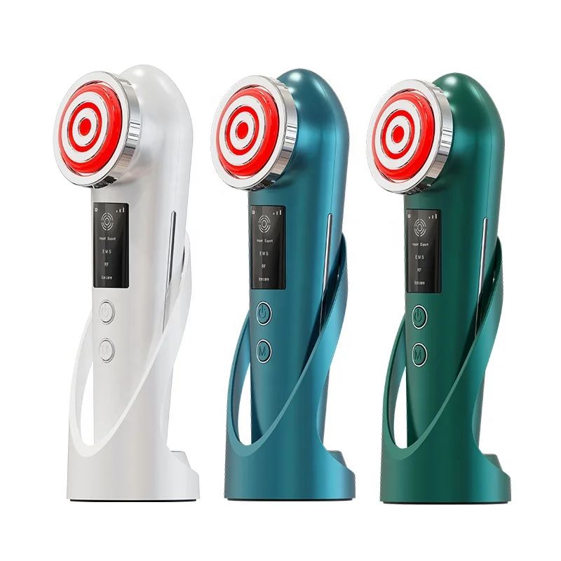 

bigsmile Beauty equipment home beauty instrument face and neck lifting massage instrument rf led photon therapy neck and face li, White, black, dark green, others