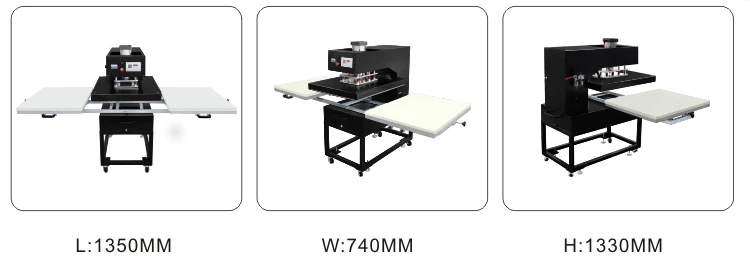 High Quality 90x70cm Pneumatic Automatic Heavy Duty Heat Press Machine