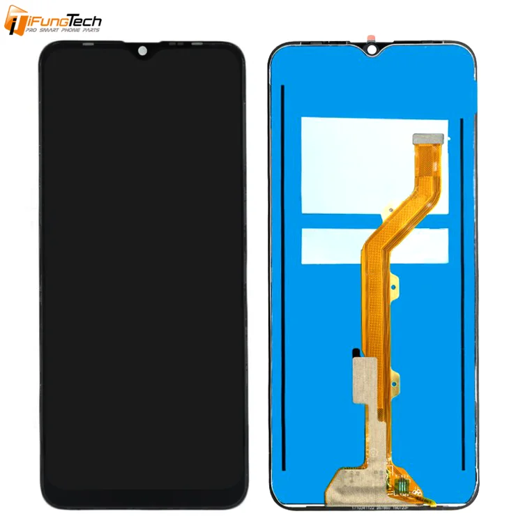 

6.52" For Tecno Camon 12 CC7 LCD Display Touch Screen Digitizer Assembly For Tecno Camon12 LCD Phone Replacement Parts, Black