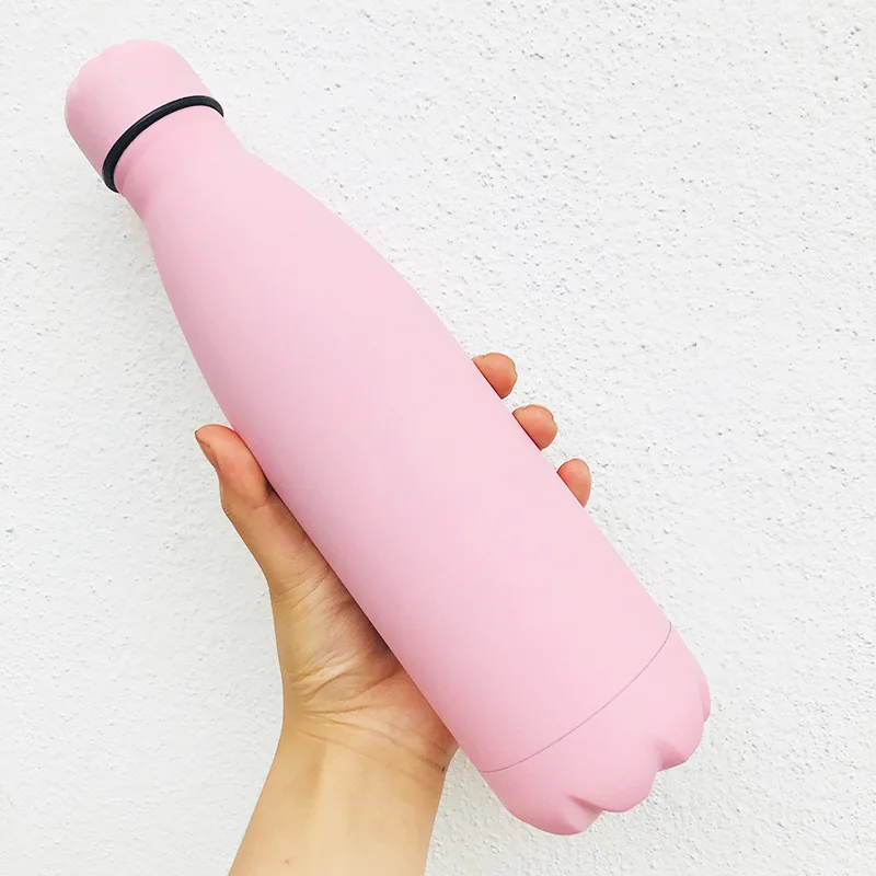 

Stainless Steel Vacuum Insulated Water Bottle Flask Thermal Sports Chilly 500ML Cola Drinkware Travel Mug Thermo Gifts