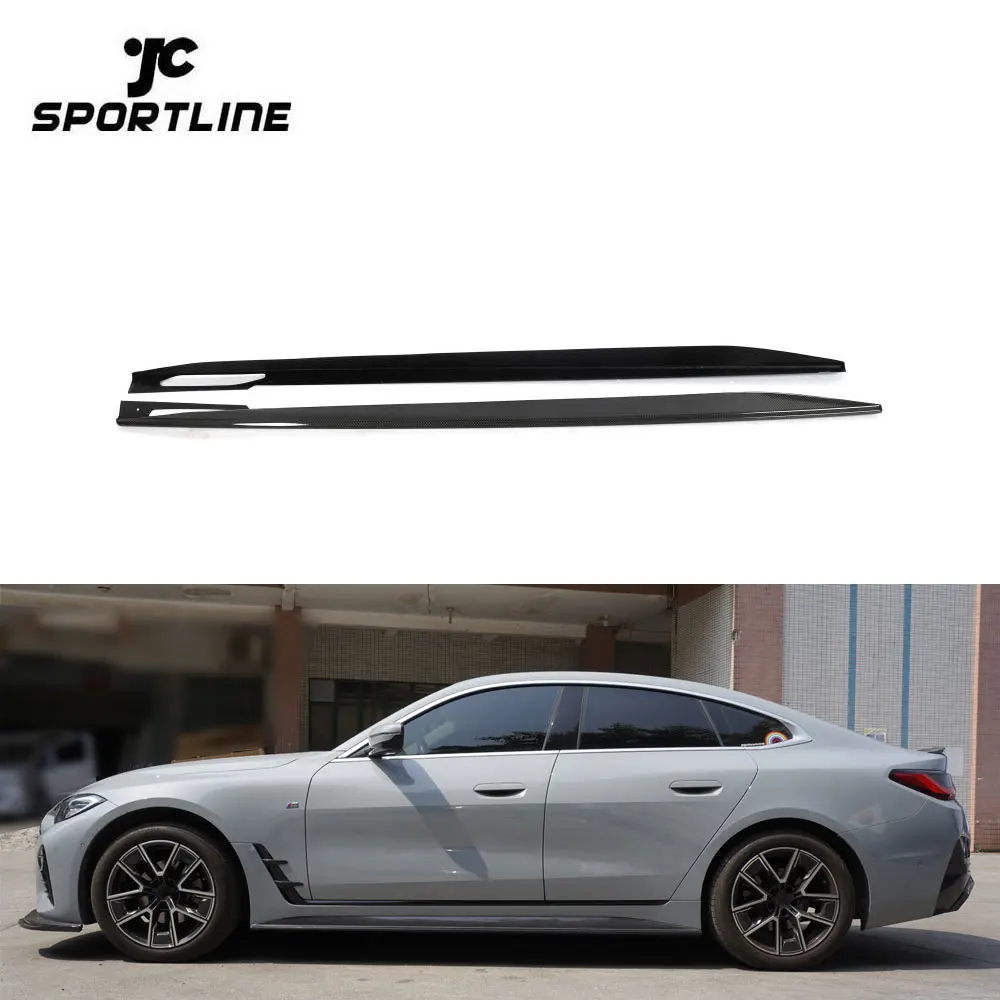 

4 Series G26 Carbon Fiber Side Sill Skirts for BMW G26 420i 430i 435i M440i 4 Doors 2021UP