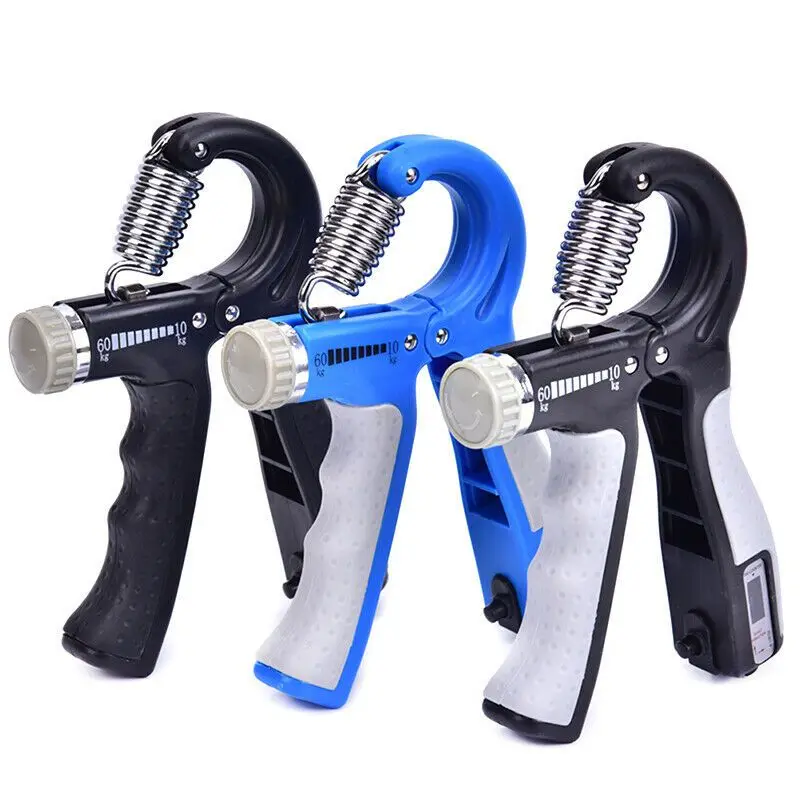 

R-Shape Adjustable Countable Hand Grip Strength Exercise Gripper with Counter Durable Hand Strength Exercise Fitness Tool