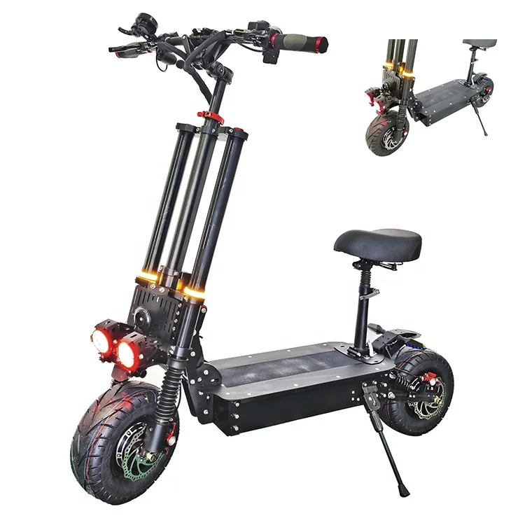 

2020 china TVICTOR 8000W foldable E Scooter 13inch 60v Electric Scooters Adult With seat, Black
