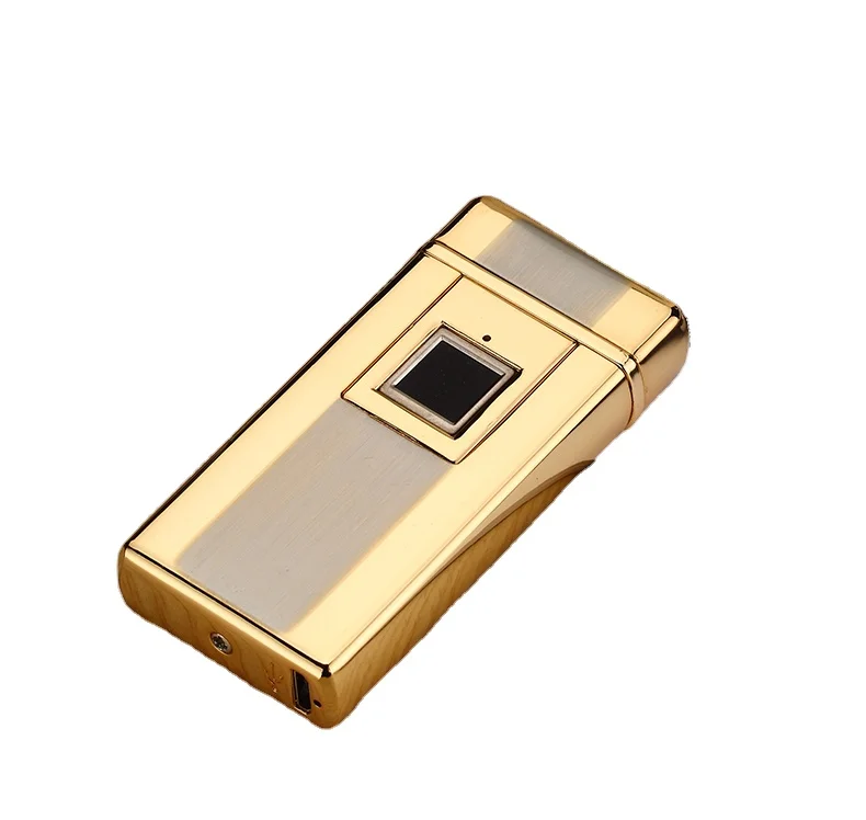 

Free Logo Printing Cigar Double ARC USB Electric Rechargeable Fingerprint Plasma Lighter, Custom colors