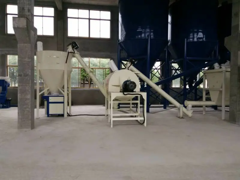 Multi Spiral Ribbon Dry Mortar Line Tile Grout Mixer Mg Mortar